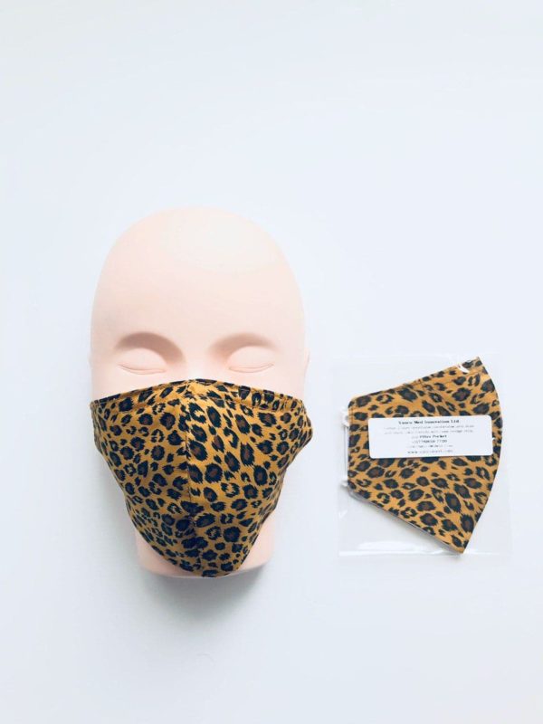 Face mask Tiger brown