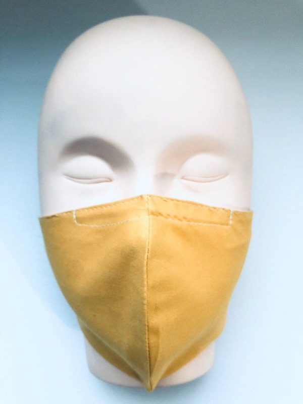 Face mask Yellow color