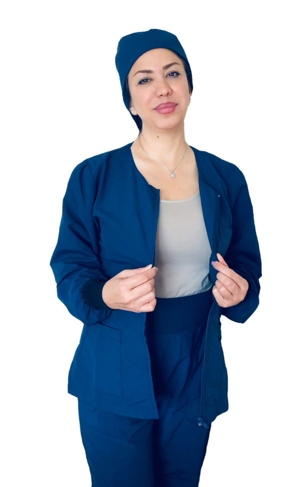 Scrubs set with front zipper - Image 2